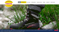 Desktop Screenshot of calzaturefassone.it
